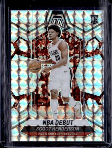 2023-24 Mosaic Scoot Henderson RC Mosaic Prizm Rookie NBA Debut #255
