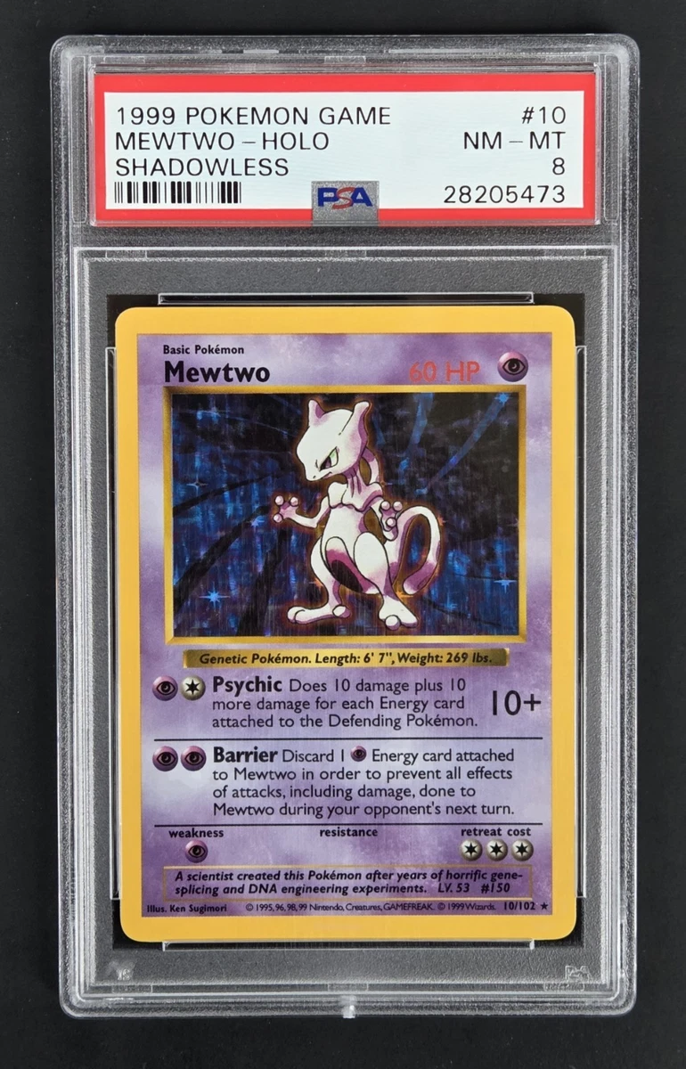 Mewtwo Pokémon TCG Shadowless Individual Collectible Card Game