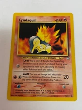 Cyndaquil 56/111 Pokemon Neo Genesis Unlimited Non Holo NM/MINT 2000 box-S4