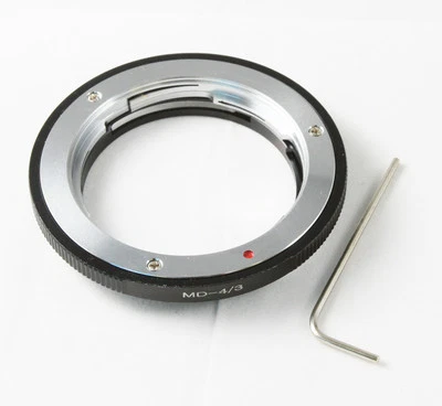 MARKENLOS Adattatore obiettivo MINOLTA MD MC per Olympus Four Thirds 4/3 adattatore E-3 30 300 510