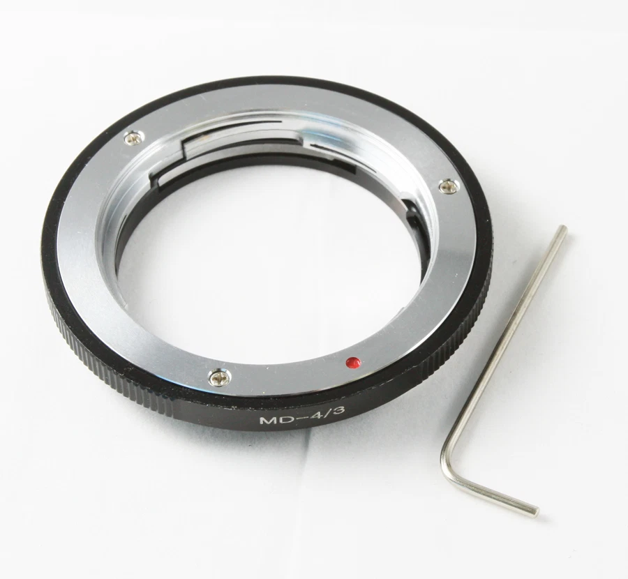 MARKENLOS Adaptador de objetivo MINOLTA MD MC para Olympus Four Thirds 4/3 adaptador E-3 30 300 510