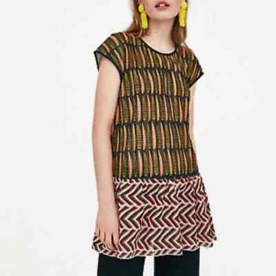 ali golden dress MIXED FABRIC DRESS