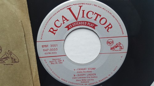 GLENN MILLER & ORCHESTRA - In Concert 1940's BIG BAND JAZZ 7" EP RCA Victor - Picture 2 of 4