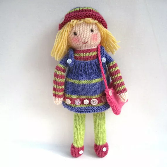 Knitted best sale rag doll