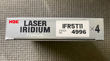 NGK Laser Iridium Spark Plugs (4) - #4996 / IFR5T11 - Fits Chevy, Geo & Others