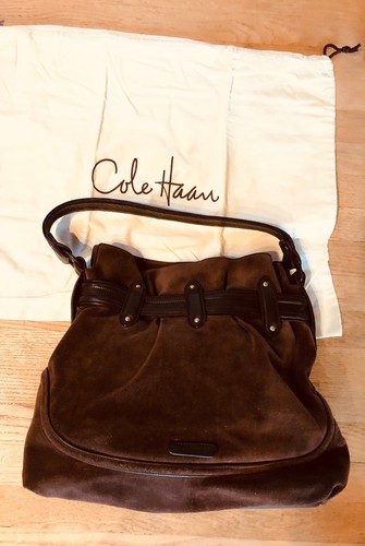 Cole Haan Brown Leather Handbag Tote - Picture 2 of 10