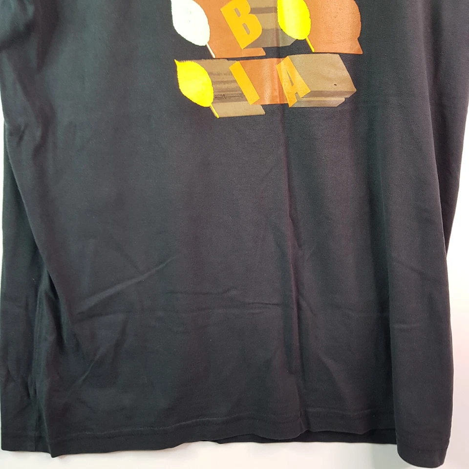 Columbia Autumn Shirt Mens S Grey Orange Front Leaf Graphic Regular Fit Crew Tee - Image 3 of 4