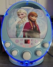 Disney Frozen Elsa  Anna Karaoke Machine - No Microphone - Works great