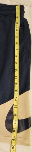 Pantalones Cortos de Baloncesto NIKE University Of Pittsburgh PITT Azul Dorado Para Hombre Talla Mediana - Imagen 8 de 10