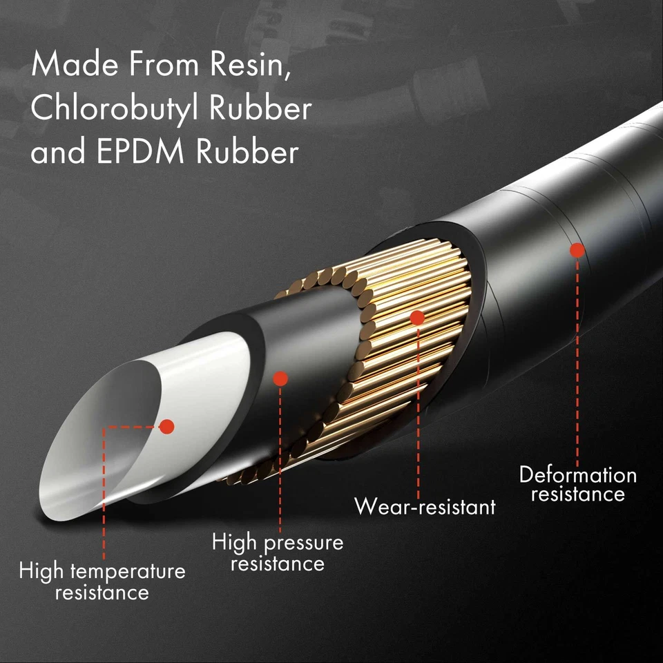 空调制冷剂吸软管线适用于梅赛德斯-奔驰 E320 E350 E500 E550 CLS500 — 第 3/4 张图片