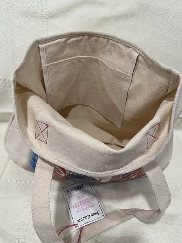 JUICY COUTURE The World London Theme Canvas Tote ~ Brand New with Tags - Picture 4 of 8