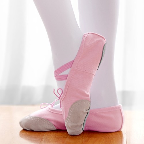 Professional Ballerina Shoes Soft Sole Adult Dance Slippers for Women - Picture 6 of 17