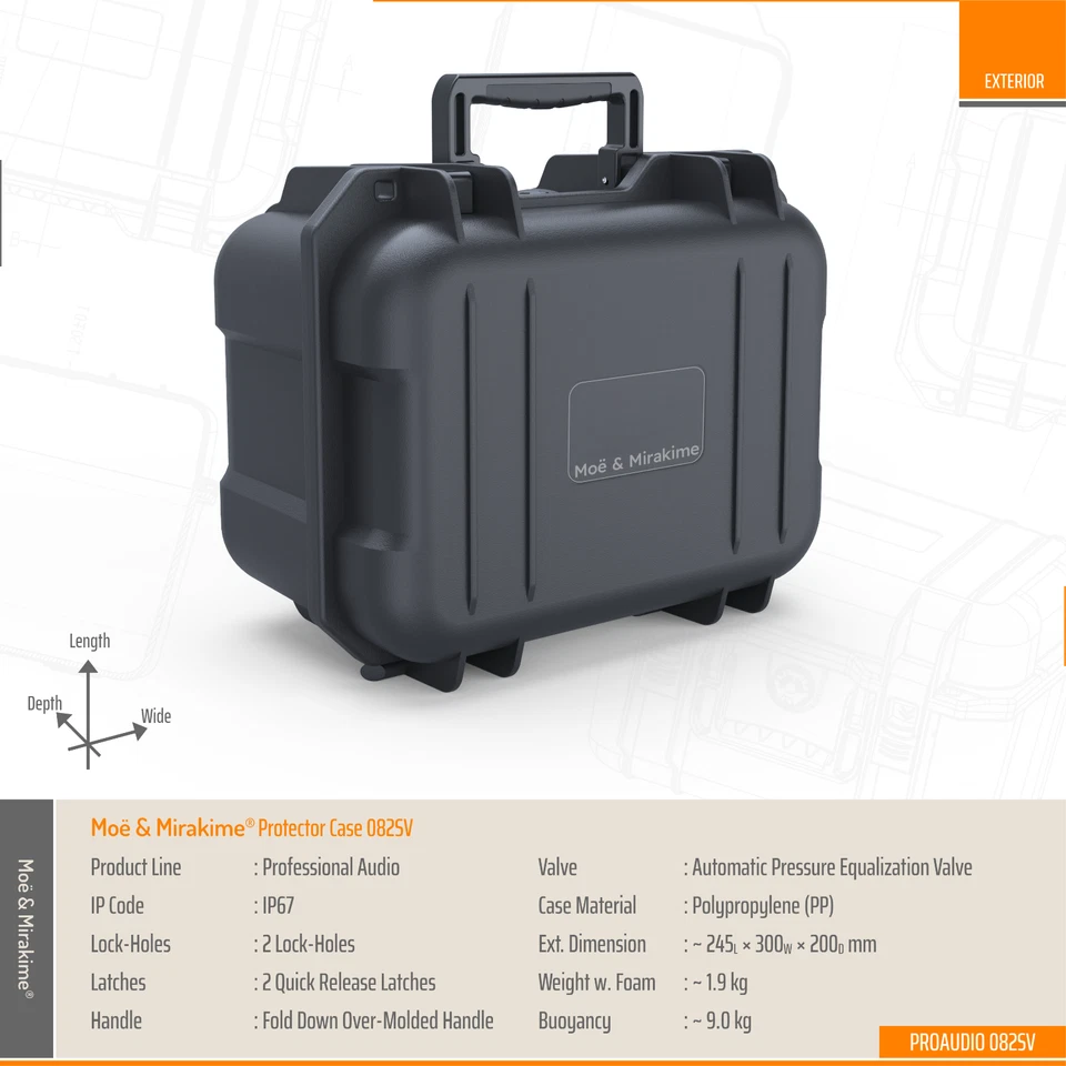 Protector case for Sennheiser Ambeo VR mic and many other accessories - Bild 2 von 4