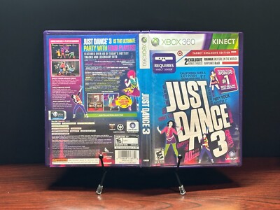 Just Dance 3 Target Exclusive Edition XBox 360 MINT