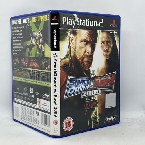 PS2 Smack Down vs Raw 2009 ECW PS2 Sony PlayStation 2 Video Game Free Post PAL - Picture 5 of 5