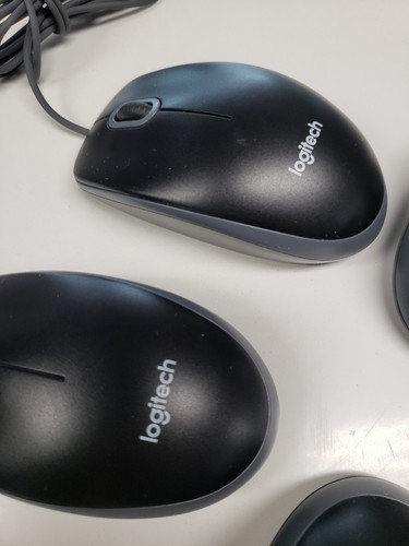 Logitech M-U0026 / 6 PACK / Used Corded Optical USB 2-Button clicky ...