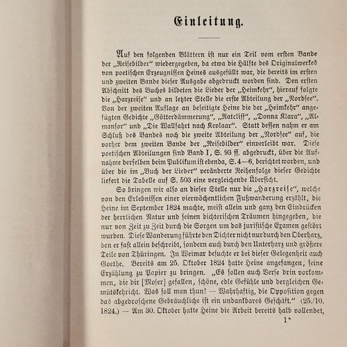 Heinrich Heine Complete Works Sämtliche Werke Vol 3 Antique 1898 HC Book Meyers - Picture 9 of 19