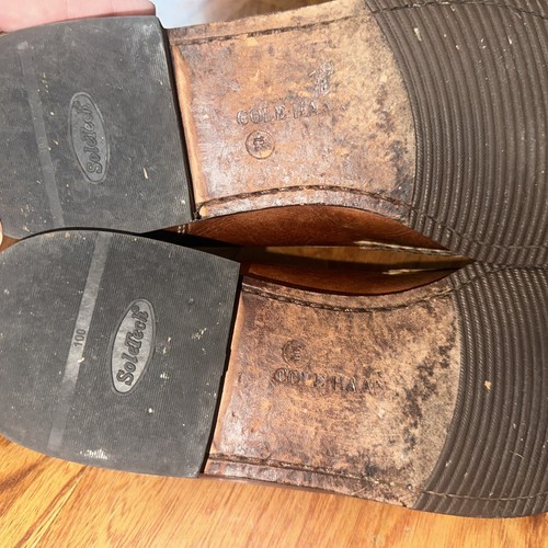 Cole Haan 2906 Dillon handgenäht braun Leder Penny Halbschuhe Herren Größe 10 - Bild 7 von 8