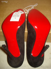 100% AUTHENTIC NEW WOMEN LOUBOUTIN DOLLY 100 BLACK SUEDE PUMPS EU 37/US 7 — photo 7