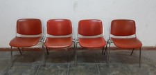 Sedie Castelli gruppo di 4 s anni 70 originali usate 