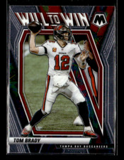 Tom Brady [Mosaic] #WW-1 Prices | 2021 Panini Mosaic Will to Win