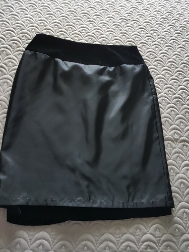 INC Velvet Midi Skirt Straight Pencil High Waist Back Slit Sz2 S Career new $155 - Picture 4 of 6