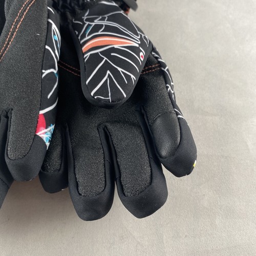 ROXY Girl 'Jetty Girl' Snowboard Ski Gloves, S - True Black Outlines (KVM1) - Picture 7 of 10