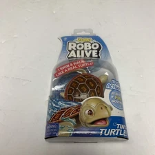 Zuro Robo Alive Real Life Robotic Pet Water Activated Swims Tiny Turtle New