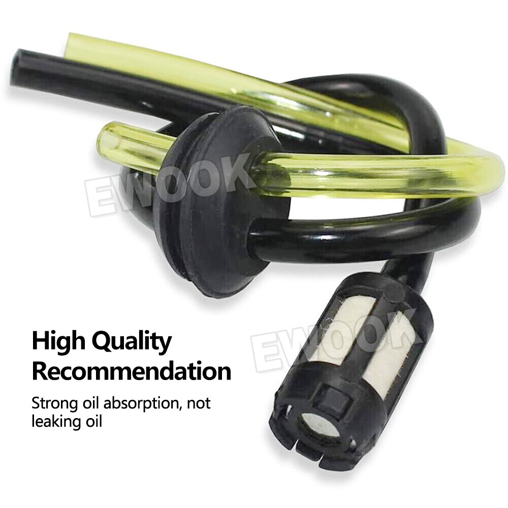 2 Set Whipper Snipper Line Trimmer Cutter Fuel Line Filter Hose Pipe
