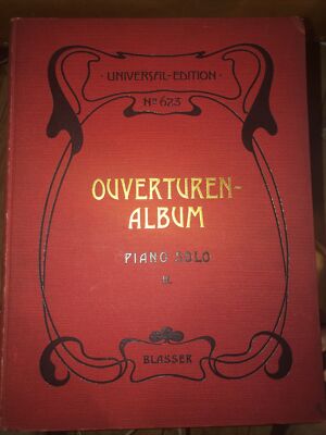 Ouverturen - Album Universal - Edition No 623 Piano Solo III. Blasser