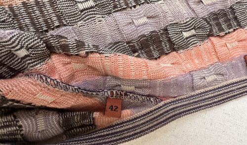 Missoni Wool Blend Cardigan Colorful Size 42 - Picture 8 of 15
