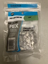 Lot of 25x -JMF 3/8" Stainless Steel PEX Pinch Clamp (1-Pack) 3/8” New Clamps