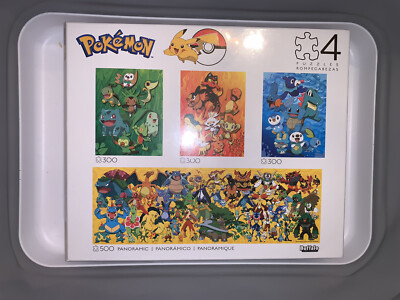 4 X 1 Multipack - Pokémon - Eevee Montage - Various Piece Jigsaw Puzzle by Buffalo Games