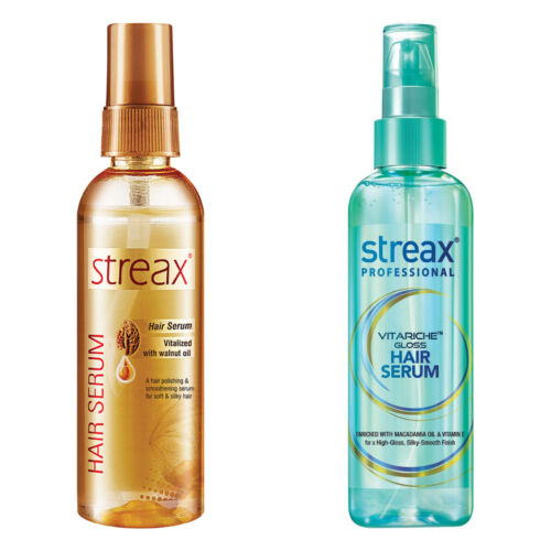 Streax Hair Serum 100ml and Streax Pro Vita Gloss Hair Serum 100ml COMBO  PACK | eBay