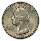 1941-S 25c Silver Washington Quarter SKU-Y3182