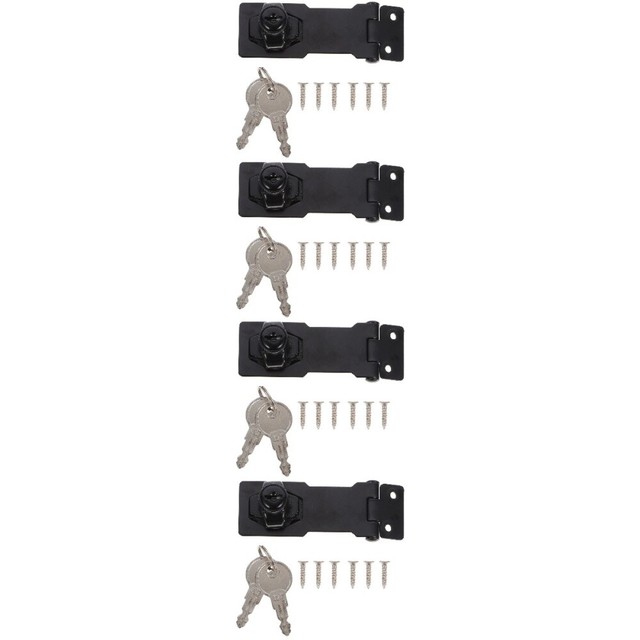 4 Count Hasp Cabinet Knob Lock Kids Door Lock Door Lock Kids 4 Count Hasp Cabinet Knob Lock Kids Door Lock Door Lock Kids