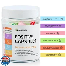 HIONXMGA Positive Messages in a Bottle (60+ Positive Affirmations),Self Care 