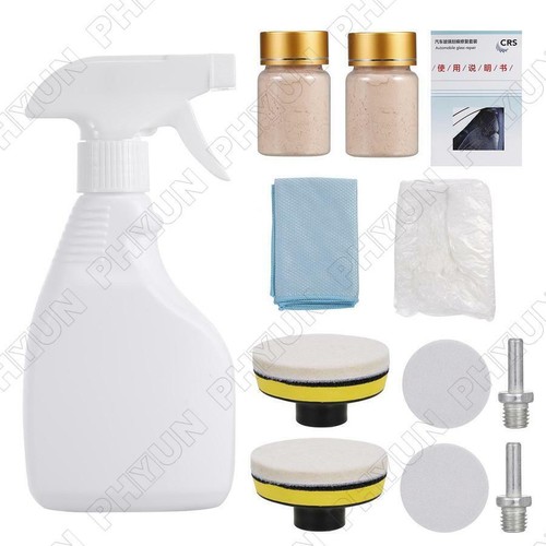 Car Window Repair Glass Polishing Kit Deep Scratch Remover Polished Pad