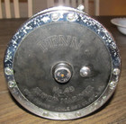 Antique Vintage Penn No.49 Super Mariner Fishing Reel w/ Green Bakelite Handle — photo 4