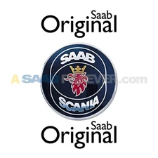 Saab Hood Emblem Badge 900 9000 9-3 GENUINE OEM 4522884 NOS Discontinued 84–2000