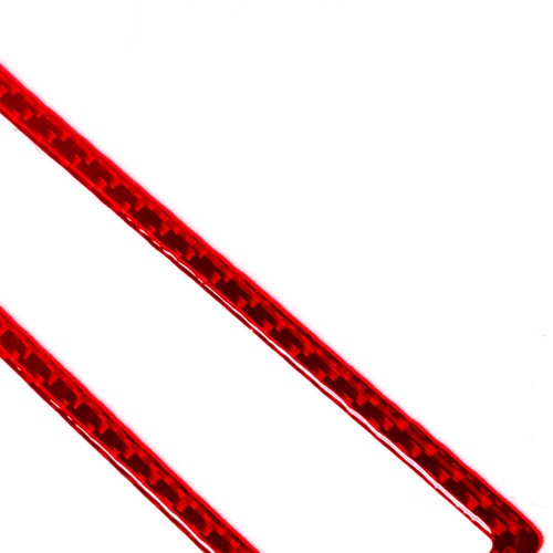 3Pcs For Chrysler 300C 2005-07 Red Carbon Fiber Interior Gear Shift Panel Cover - Picture 7 of 11