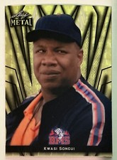 Marketplace image: 2024 Leaf Blue Mountain State BMS Kwasi Songui Base Superfractor #d 1/1