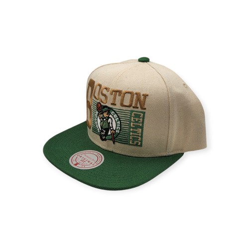 Mitchell & Ness Boston Celtics Speed Zone Off White/Green Adjustable Snapback - 第 2/7 張圖片
