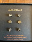 ALEX AND ANI Swarovski Crystal Jet & Path of Life Stud Earring Set of Three NIB! — photo 2