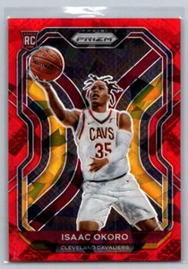 2020-21 Panini Prizm #298 Isaac Okoro Fast Break Prizms