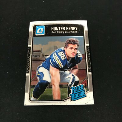 2016 Optic HUNTER HENRY Rated Rookie #169 San Diego Chargers @JY23