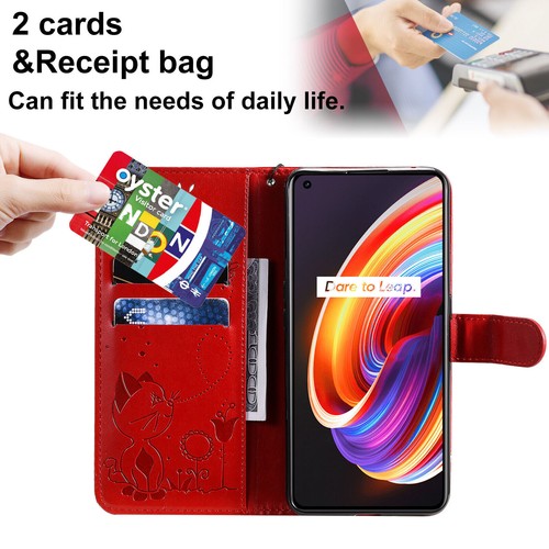 Cat Bee Flip Wallet Phone Case For Xiaomi Note 11 12 POCO M4 X4 Pro Redmi 10 K50 - 第 7/18 張圖片