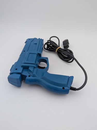 Very Good Genuine Official Sega Saturn Light Gun Controller Blue MK-80311 Tested - Picture 4 of 5