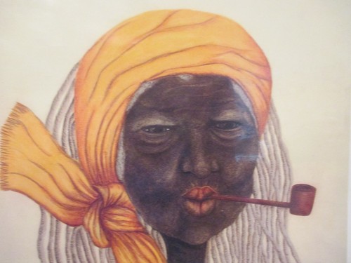 ARTISTA NEGRO Estampado 'XX-XY II' Abuela Fumando FIRMADO Numerado NUEVO - Imagen 3 de 24