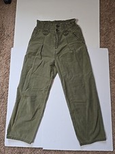 free people army green pants Size 4